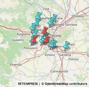 Mappa 10092 Beinasco TO, Italia (8.23125)