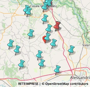 Mappa Via Mezzavilla, 15030 Conzano AL, Italia (8.7695)