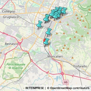 Mappa Corso Piero Maroncelli, 10127 Torino TO, Italia (4.50692)