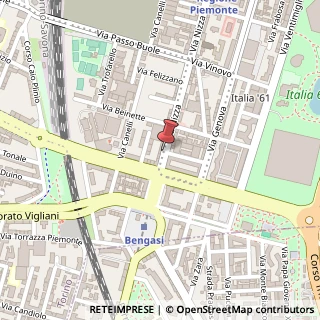 Mappa Via Nizza, 376, 10127 Torino, Torino (Piemonte)
