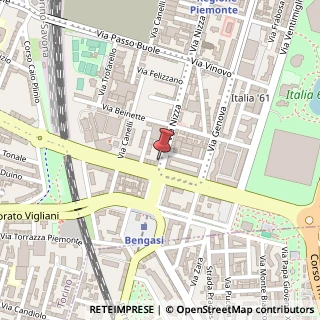 Mappa Via Nizza, 380, 10127 Torino, Torino (Piemonte)