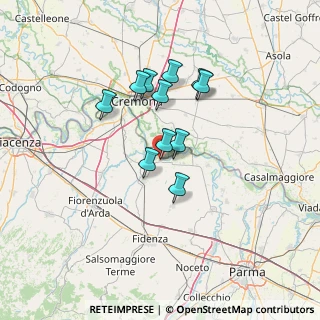 Mappa Via delle Rimembranze, 43010 Polesine Parmense PR, Italia (10.58182)