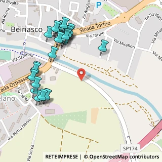 Mappa Strada Borgaretto, 10092 Beinasco TO, Italia (0.29259)