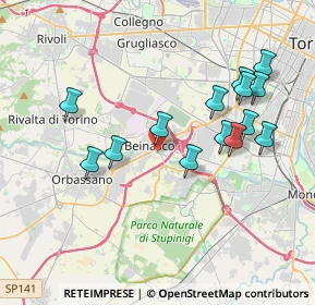 Mappa Strada Borgaretto, 10092 Beinasco TO, Italia (3.78571)