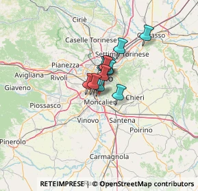 Mappa Via Oristano, 10133 Torino TO, Italia (6.52667)