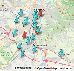 Mappa Via Oristano, 10133 Torino TO, Italia (3.67842)