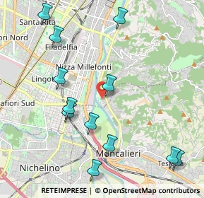 Mappa Via Oristano, 10133 Torino TO, Italia (2.39417)