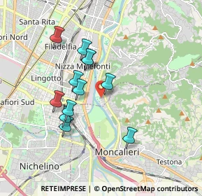 Mappa Via Oristano, 10133 Torino TO, Italia (1.56583)