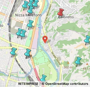 Mappa Via Oristano, 10133 Torino TO, Italia (1.554)