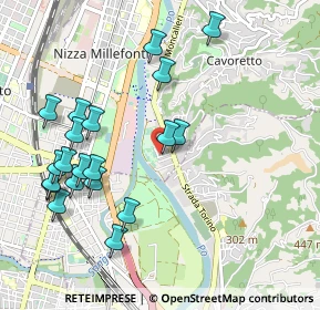 Mappa Via Oristano, 10133 Torino TO, Italia (1.097)