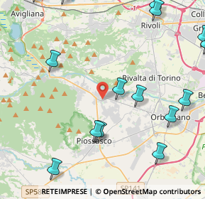 Mappa Via Torino, 10090 Bruino TO, Italia (6.5895)