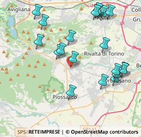 Mappa Via Torino, 10090 Bruino TO, Italia (4.597)