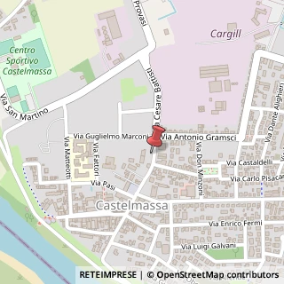 Mappa Via Cesare Battisti, 101, 45035 Castelmassa, Rovigo (Veneto)