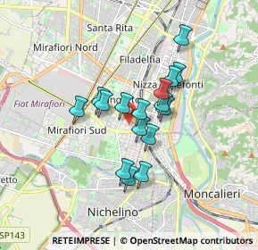 Mappa Via Duino, 10127 Torino TO, Italia (1.27188)