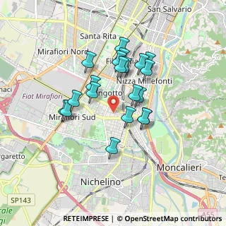 Mappa Via Duino, 10127 Torino TO, Italia (1.4625)