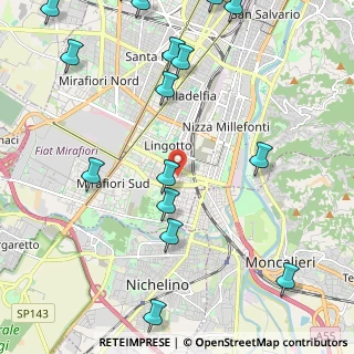 Mappa Via Duino, 10127 Torino TO, Italia (3.21316)