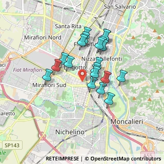 Mappa Via Tonale, 10127 Torino TO, Italia (1.4925)