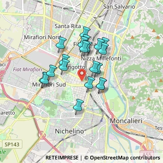 Mappa Via Tonale, 10127 Torino TO, Italia (1.4565)