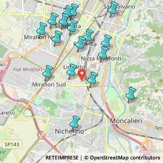 Mappa Via Tonale, 10127 Torino TO, Italia (2.38333)