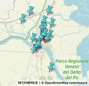 Mappa Località Contarina, 45014 Porto Viro RO, Italia (2.3905)