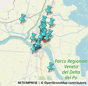 Mappa Località Contarina, 45014 Porto Viro RO, Italia (2.217)