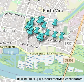 Mappa Via Don Giovanni Minzoni, 45014 Porto Viro RO, Italia (0.298)