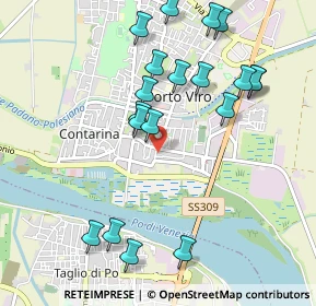 Mappa Via Don Giovanni Minzoni, 45014 Porto Viro RO, Italia (1.121)