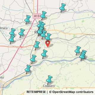 Mappa Via Zona Artigianale, 45030 Pontecchio Polesine RO, Italia (9.142)