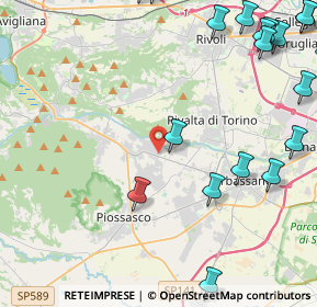 Mappa Via Rivalta, 10090 Bruino TO, Italia (6.517)