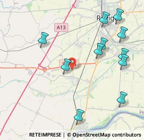 Mappa Via Bassa Cornè, 45031 Arquà Polesine RO, Italia (4.83)