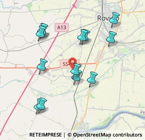 Mappa Via Bassa Cornè, 45031 Arquà Polesine RO, Italia (3.99462)