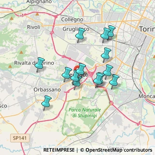 Mappa Via Enrico De Nicola, 10092 Beinasco TO, Italia (3.09214)