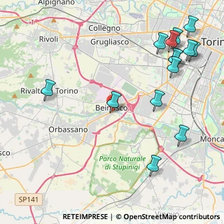 Mappa Via Enrico De Nicola, 10092 Beinasco TO, Italia (5.52357)