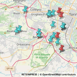 Mappa Via Enrico De Nicola, 10092 Beinasco TO, Italia (4.6045)