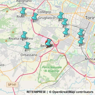 Mappa Via Enrico De Nicola, 10092 Beinasco TO, Italia (4.24727)