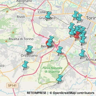 Mappa Via Enrico De Nicola, 10092 Beinasco TO, Italia (4.8575)