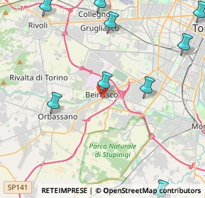 Mappa Via Enrico De Nicola, 10092 Beinasco TO, Italia (6.74692)