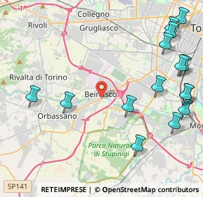 Mappa Via Enrico De Nicola, 10092 Beinasco TO, Italia (5.65067)