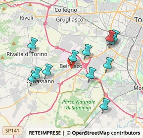 Mappa Via Enrico De Nicola, 10092 Beinasco TO, Italia (3.8175)