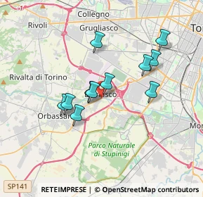 Mappa Via Enrico De Nicola, 10092 Beinasco TO, Italia (2.96545)