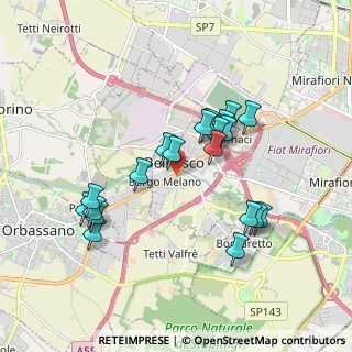 Mappa Via Enrico De Nicola, 10092 Beinasco TO, Italia (1.712)
