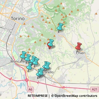 Mappa Piazza Unità d'Italia, 10020 Pecetto Torinese TO, Italia (4.2175)