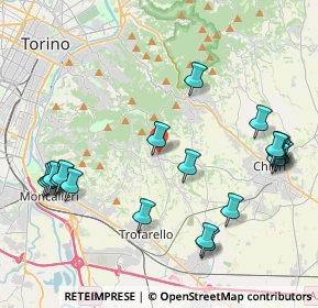 Mappa Piazza Unità d'Italia, 10020 Pecetto Torinese TO, Italia (4.903)