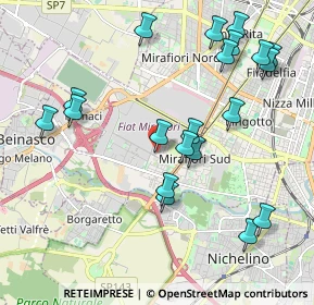 Mappa Via Coni Zugna, 10135 Torino TO, Italia (2.236)