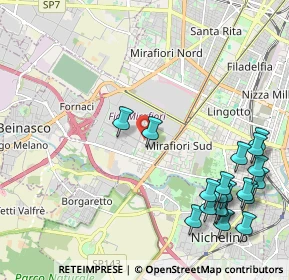 Mappa Via Coni Zugna, 10135 Torino TO, Italia (2.73316)