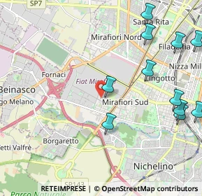 Mappa Via Coni Zugna, 10135 Torino TO, Italia (2.66727)
