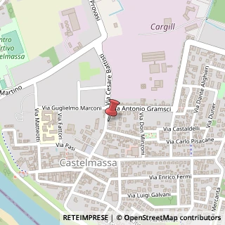 Mappa Via Cesare Battisti, 96, 45035 Castelmassa, Rovigo (Veneto)