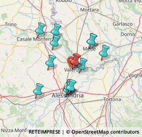 Mappa Via Mantova, 15048 Valenza AL, Italia (11.256)