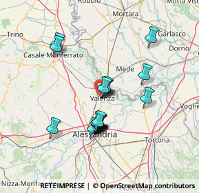 Mappa Via Mantova, 15048 Valenza AL, Italia (11.58684)