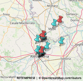 Mappa Via Mantova, 15048 Valenza AL, Italia (9.172)